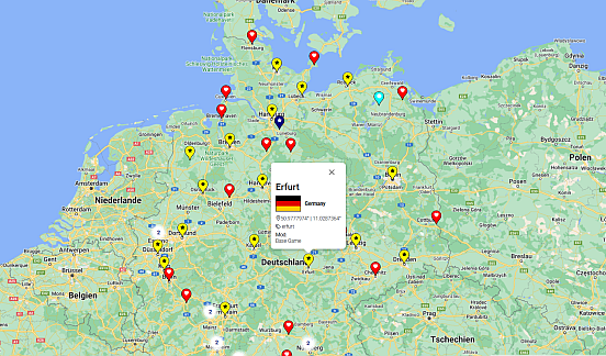 Cities Map